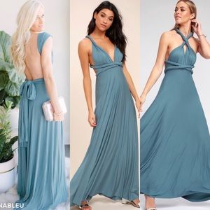 Lulu's Dresses - Blue maxi dress Lulu's Dresses - Blue maxi dress